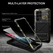 For Samsung Galaxy S24 Ultra 5G R-JUST Life Water-resistant Dustproof Shockproof Phone Case(Camouflage)