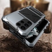 For Samsung Galaxy S24 Ultra 5G R-JUST Life Water-resistant Dustproof Shockproof Phone Case(Silver)