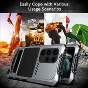For Samsung Galaxy S24 Ultra 5G R-JUST Life Water-resistant Dustproof Shockproof Phone Case(Silver)