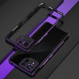 For ASUS ROG Phone 8 Lens Protector + Metal Frame Phone Case(Black Purple) - ASUS Cases by PMC TechLife | Online Shopping South Africa | PMC TechLife | Buy Now Pay Later Mobicred