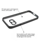 For Nothing Phone 2a Frosted TPU Hybrid Transparent PC Phone Case(Black)