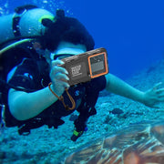 Diving Shell Gen2 Upgrade IP68 Water-resistant Phone Case(Black Orange)