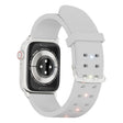 For Apple Watch Series 2 42mm Luminous Colorful Light Silicone Watch Band(Light Grey) - Watch Bands by PMC TechLife | Online Shopping South Africa | PMC TechLife