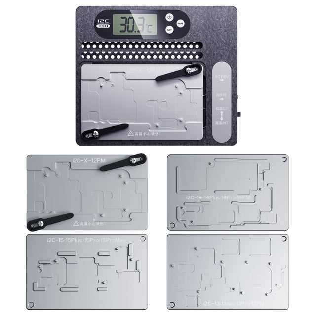 i2C T18 LCD Display PCB Motherboard Layered Desoldering Station For iPhone X-15 Pro Max, US Plug