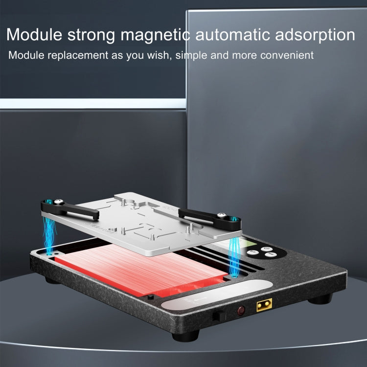 i2C T18 LCD Display PCB Motherboard Layered Desoldering Station For iPhone X-15 Pro Max with Glue Removal Module, US Plug