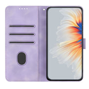 For Tecno Spark Go 2024 Heart Pattern Skin Feel Leather Phone Case(Purple)