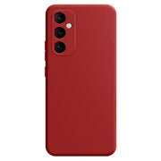 For Samsung Galaxy S24 5G Imitation Liquid Silicone Phone Case(Dark Red)