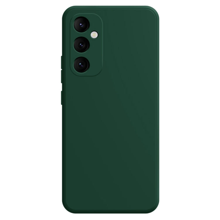 For Samsung Galaxy S24+ 5G Imitation Liquid Silicone Phone Case(Dark Green)