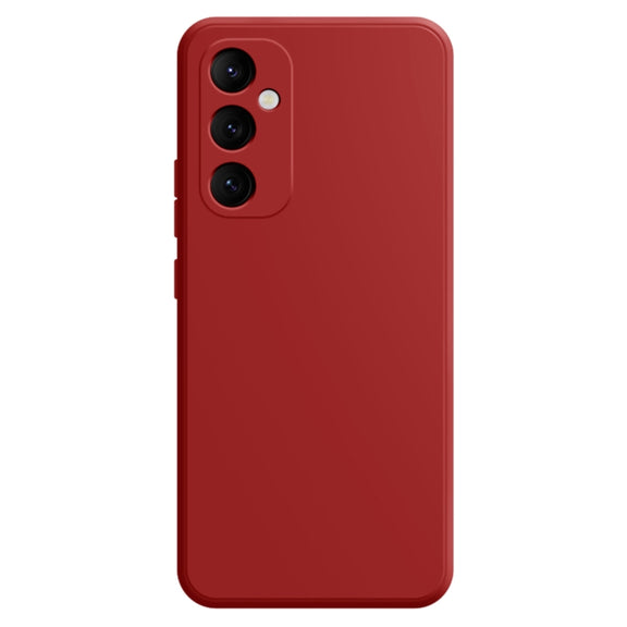 For Samsung Galaxy S24+ 5G Imitation Liquid Silicone Phone Case(Dark Red)