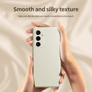 For Samsung Galaxy S24 5G Imitation Liquid Silicone Phone Case(Dark Red)