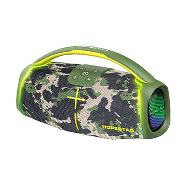 HOPESTAR H61 Outdoor IPX6 Water-resistant Portable 50W Surround Bluetooth Speaker(Camouflage)