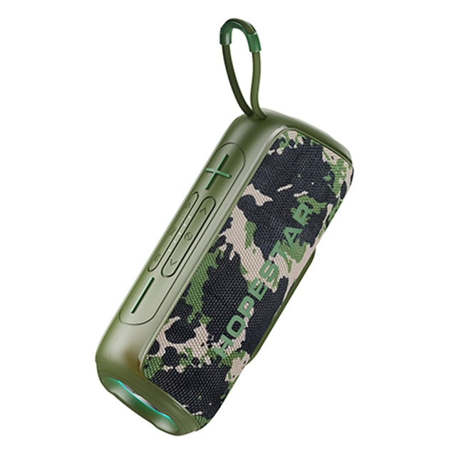 HOPESTAR P26 Outdoor Portable lPX6 Water-resistant Dazzling Bluetooth Speaker(Camouflage)
