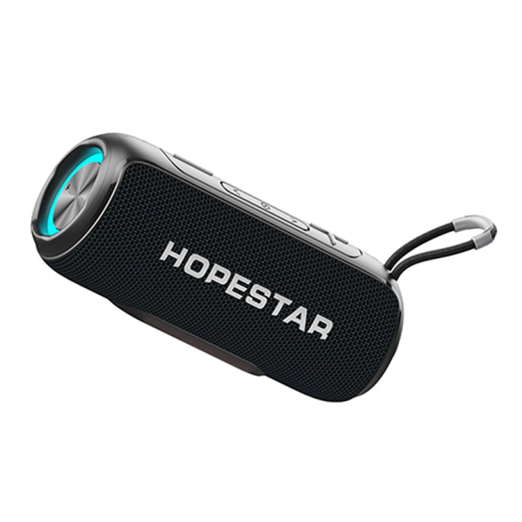 HOPESTAR P26 Outdoor Portable lPX6 Water-resistant Dazzling Bluetooth Speaker(Black)