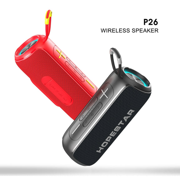 HOPESTAR P26 Outdoor Portable lPX6 Water-resistant Dazzling Bluetooth Speaker(Grey)