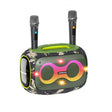 HOPESTAR Party Box 120W Karaoke Bluetooth Speaker with 2 Microphones(Camouflage) - free shipping - PMC TechLife - Order now!