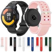 22mm Luminous Colorful Light Silicone Watch Band(Green)