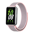 For Samsung Galaxy Fit 3 Woven Nylon Loop Watch Band(Pinkish) - Watch Bands by PMC TechLife | Online Shopping South Africa | PMC TechLife