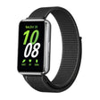 For Samsung Galaxy Fit 3 Woven Nylon Loop Watch Band(Black) - Watch Bands by PMC TechLife | Online Shopping South Africa | PMC TechLife