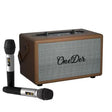 Oneder D7 Bluetooth Speaker Outdoor Karaoke Wireless Speakers With Two Mic(Brown) - free shipping - PMC TechLife - Order now!