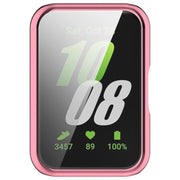 For Samsung Galaxy Fit 3 Full Coverage TPU Electroplated Watch Protective Case(Pink)