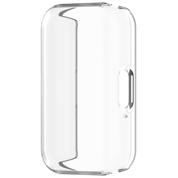 For Samsung Galaxy Fit 3 Full Coverage TPU Electroplated Watch Protective Case(Transparent White)