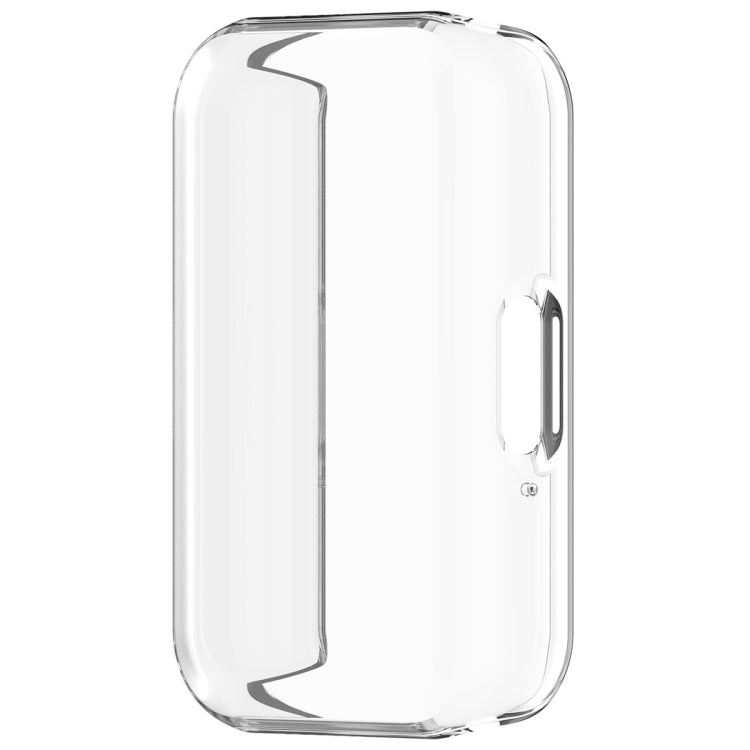 For Samsung Galaxy Fit 3 Full Coverage TPU Electroplated Watch Protective Case(Transparent White)