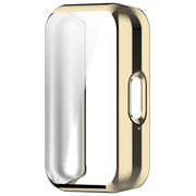 For Samsung Galaxy Fit 3 Full Coverage TPU Electroplated Watch Protective Case(Light Gold)