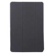 For Lenovo Tab M11/ Xiaoxin Pad 11 2024 Tri-fold Silicone Leather Tablet Case(Black)