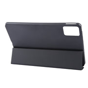 For Lenovo Tab M11/ Xiaoxin Pad 11 2024 Tri-fold Silicone Leather Tablet Case(Black)