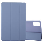 For Lenovo Tab M11/ Xiaoxin Pad 11 2024 Tri-fold Silicone Leather Tablet Case(Lavender Purple)