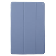 For Lenovo Tab M11/ Xiaoxin Pad 11 2024 Tri-fold Silicone Leather Tablet Case(Lavender Purple)