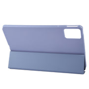 For Lenovo Tab M11/ Xiaoxin Pad 11 2024 Tri-fold Silicone Leather Tablet Case(Lavender Purple)