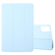 For Lenovo Tab M11/ Xiaoxin Pad 11 2024 Tri-fold Silicone Leather Tablet Case(Ice Blue)