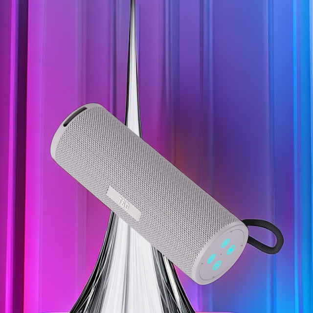T&G TG-421 RGB BT Outdoor Water-resistant Speakers(Silver)