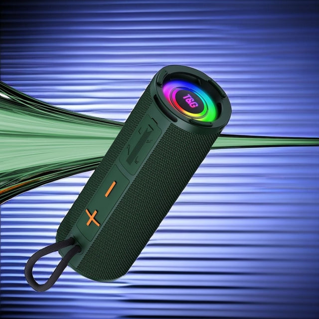 T&G TG-421 RGB BT Outdoor Water-resistant Speakers(Green)