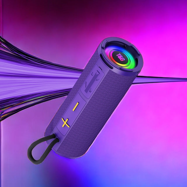 T&G TG-421 RGB BT Outdoor Water-resistant Speakers(Purple)
