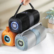 T&G TG-668 Wireless Bluetooth Speaker Portable TWS Subwoofer with Handle(Grey)