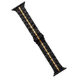 For Apple Watch Series 7 41mm Stainless Steel Watch Band(Black Gold) - free shipping - PMC TechLife - Order now!