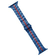 For Apple Watch 42mm Stainless Steel Watch Band(Blue Red) - free shipping - PMC TechLife - Order now!