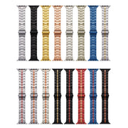 For Apple Watch 42mm Stainless Steel Watch Band(Starlight)