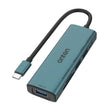 Onten UC120 6 in 1 USB-C to SD / TF Card Reader with 3-Ports USB HUB & 5V Input - USB HUB by Onten | Online Shopping South Africa | PMC TechLife | Buy Now Pay Later Mobicred