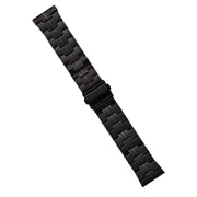 22mm Stainless Steel Watch Band(Black)
