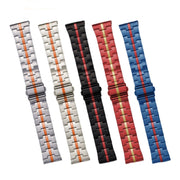 22mm Stainless Steel Watch Band(Black)