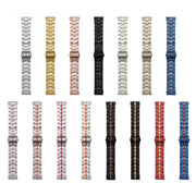 22mm Stainless Steel Watch Band(Black)