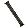 For Apple Watch SE 44mm Five-Beads Stainless Steel Watch Band(Black Gold) - free shipping - PMC TechLife - Order now!