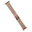 For Apple Watch 38mm Five-Beads Stainless Steel Watch Band(Rose Gold) - Watch Bands by PMC TechLife | Online Shopping South Africa | PMC TechLife