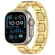 For Apple Watch Ultra 2 49mm H Slim Stainless Steel Watch Band(Gold) - Watch Bands by PMC TechLife | Online Shopping South Africa | PMC TechLife