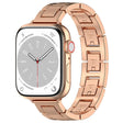 For Apple Watch Series 9 45mm H Slim Stainless Steel Watch Band(Rose Gold) - free shipping - PMC TechLife - Order now!