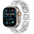 For Apple Watch Ultra 49mm H Slim Stainless Steel Watch Band(Silver) - Watch Bands by PMC TechLife | Online Shopping South Africa | PMC TechLife