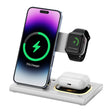 A80 3 in 1 15W Folding Wireless Charger(White) - free shipping - PMC TechLife - Order now!